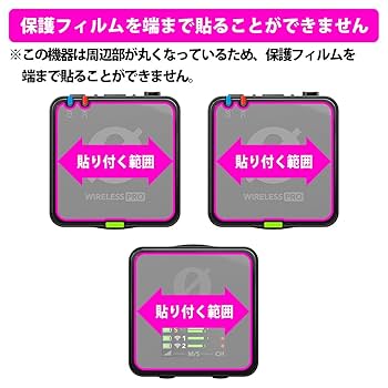 Amazon | PDA工房 RODE Wireless PRO 対応 Crystal Shield 保護
