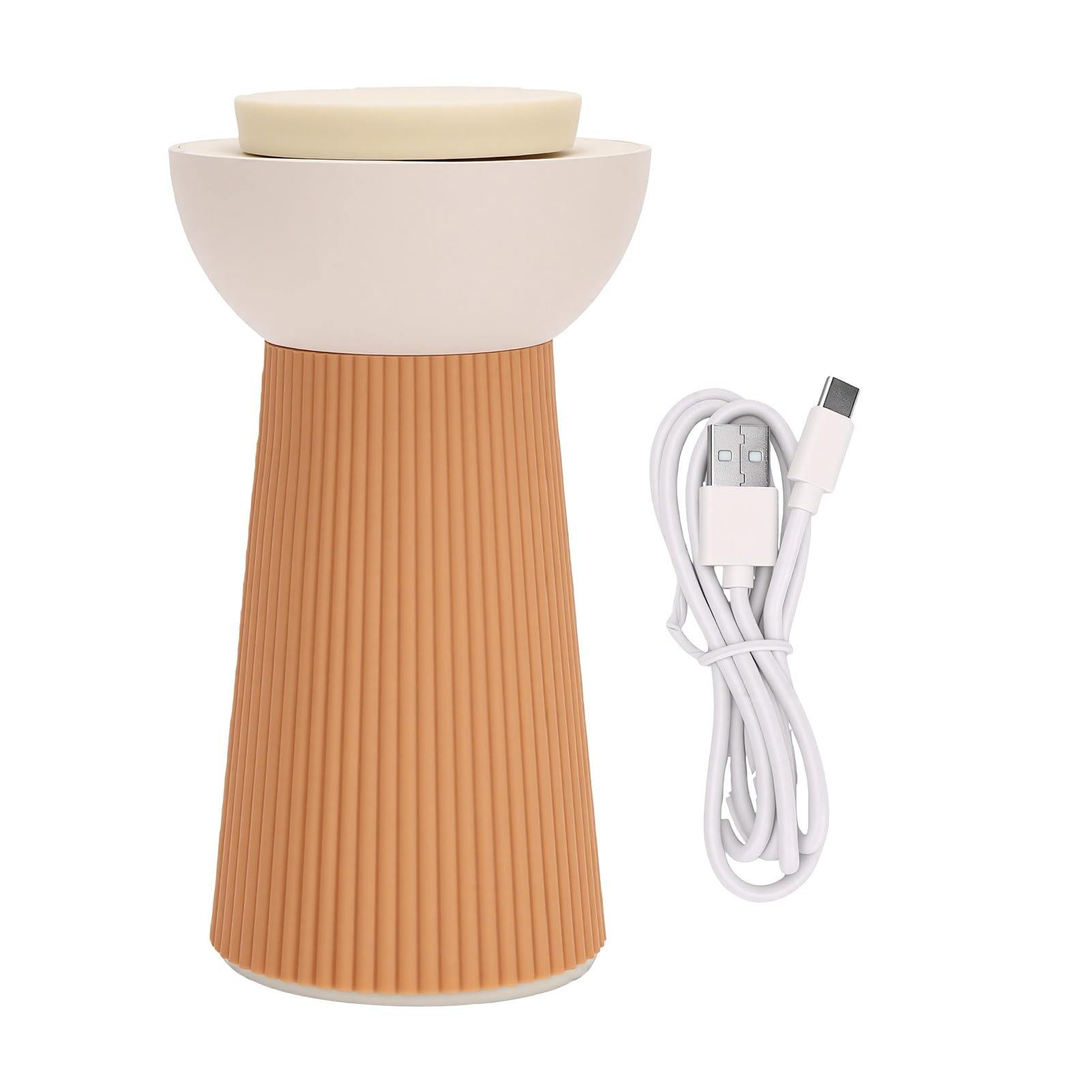 Diffusore di Aromaterapia con Sensore di Vibrazione & 3 Velocità | Spegnimento Antifughe in Inclinazione, Capacità Compatta da 20ml, USB-C, Luce di Emergenza, per Casa Ufficio Viaggi