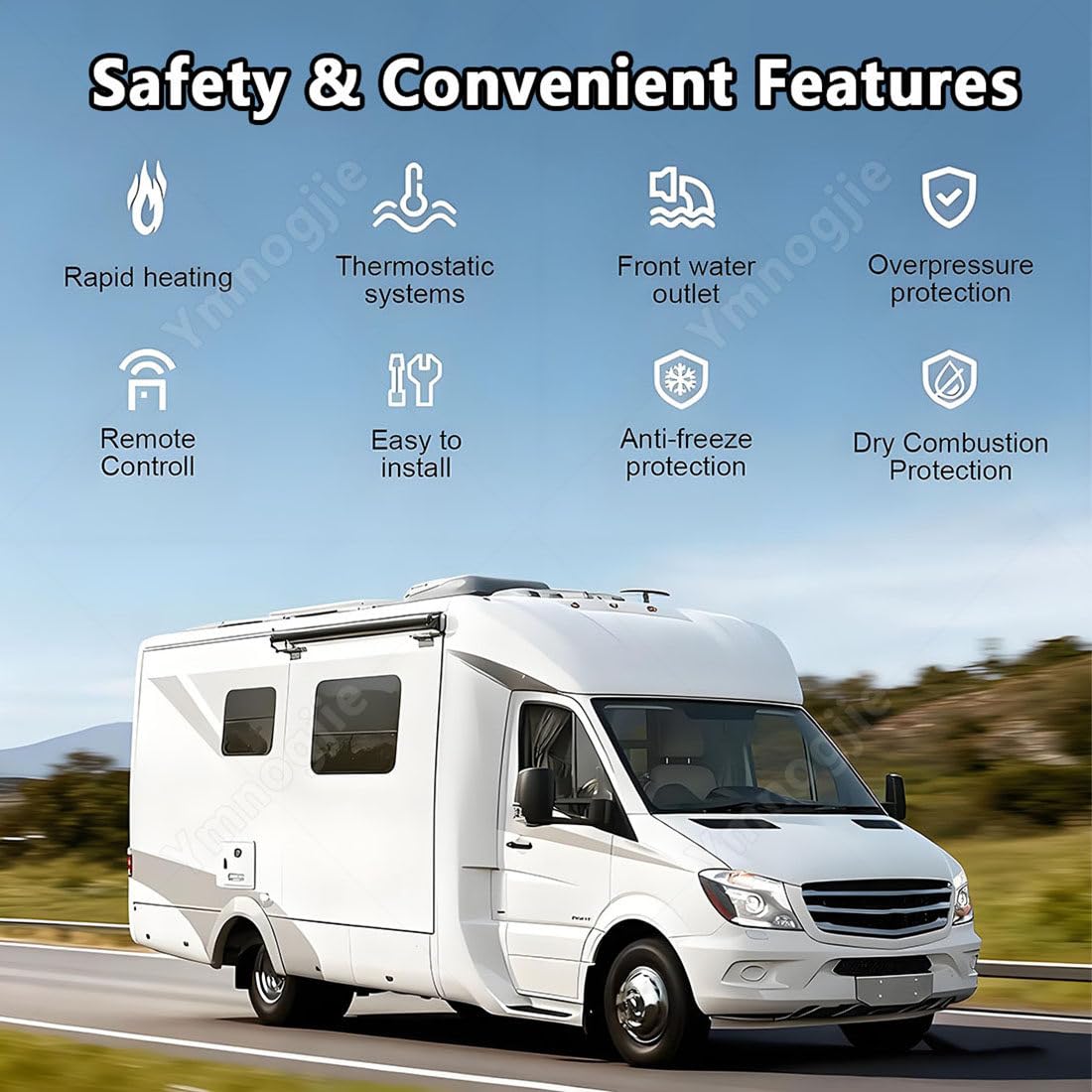 Scaldabagno Istantaneo 12V por autocaravana