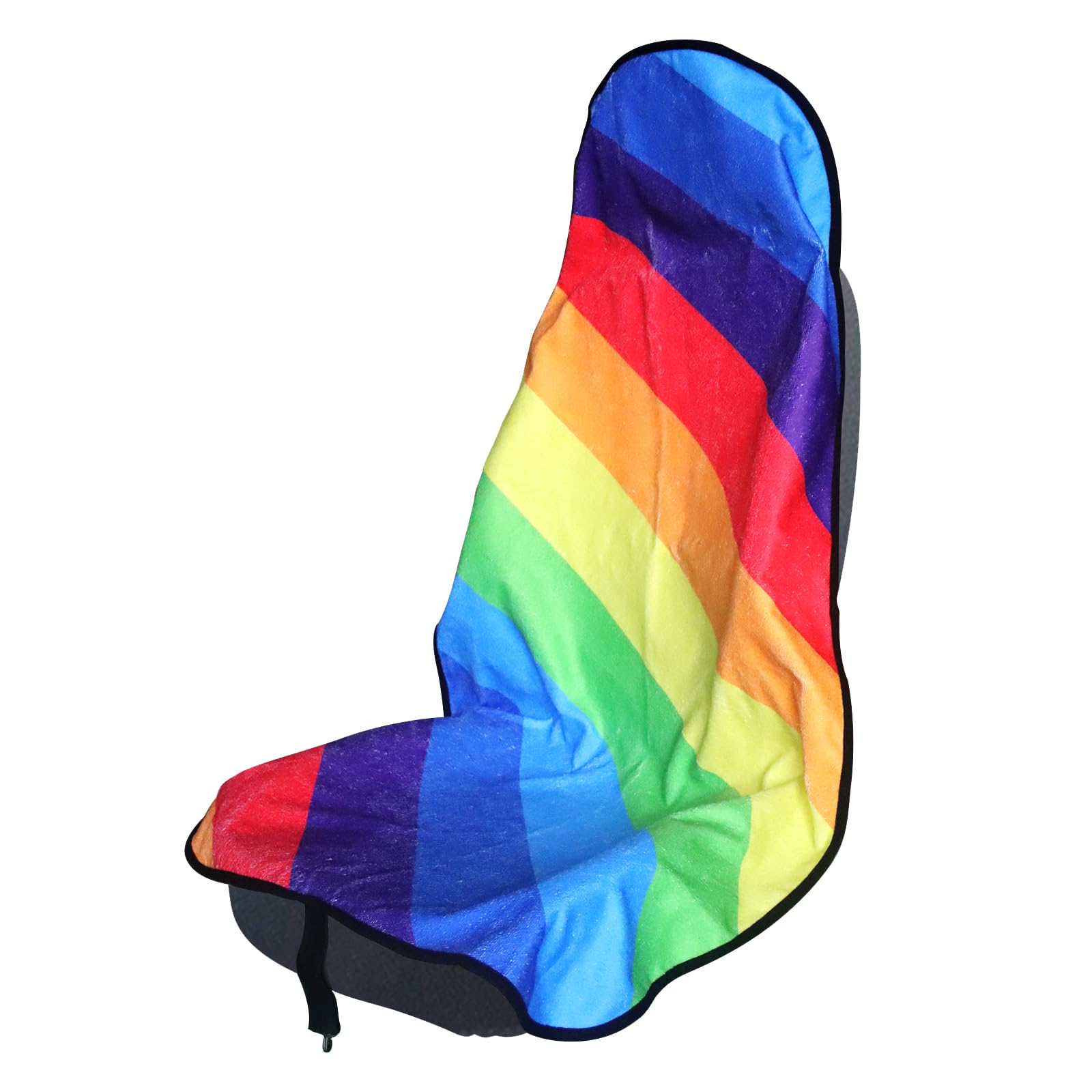 nbnhxnff Car Seat Cover (Rainbow, 1pcs Front Seat)