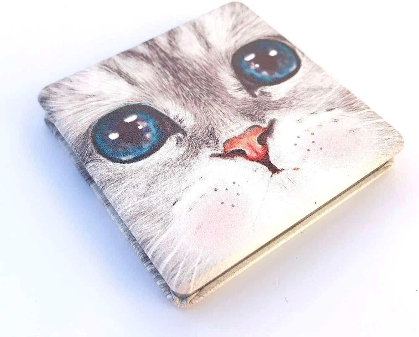 D&A Gifts Cat Compact Mirror - Cat Handbag Mirror - CAT2