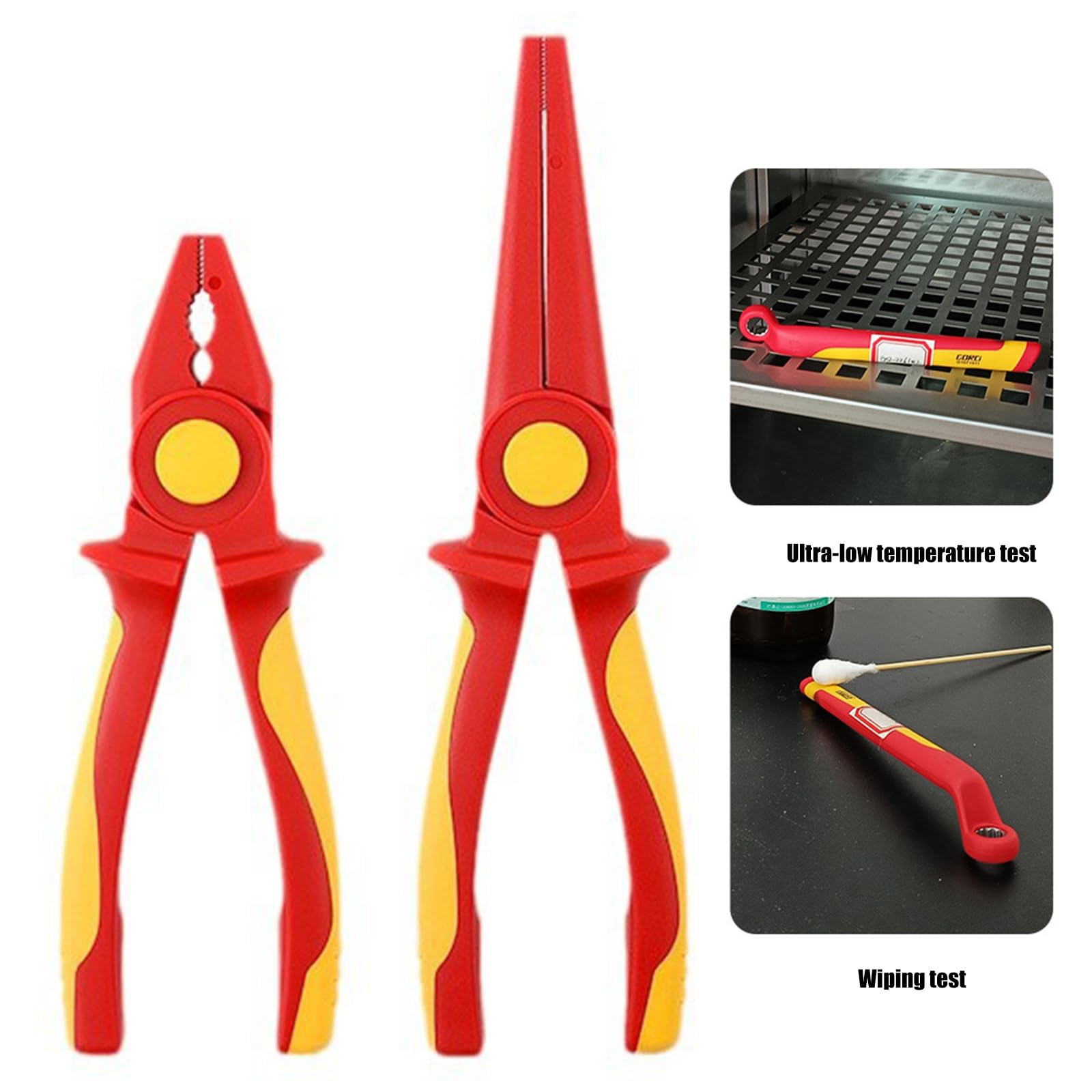 Professionelle 1000V Isolierte Kunststoffzange Für Elektriker Mit Ergonomischem Für Instrumenteninstallationsaufgaben Isolierte Zange