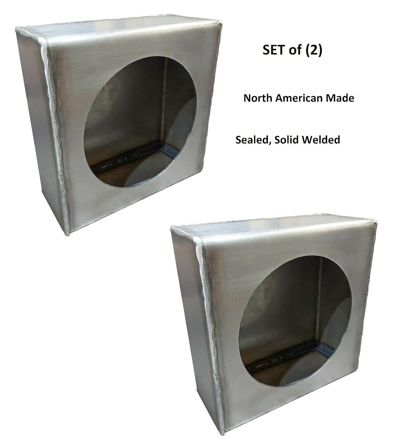 Light Box, Single 4" Round Light Mount for DOT Rubber Grommet Truck and Trailer Lights, Set of (2)