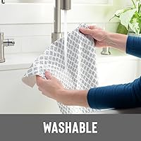 Vista 57 de Con-Tact Brand Grip Prints Shelf Liner, Non-Adhesive Durable Liners, Slip-Resistant Drawer and Cabinet Covering, 18" x 4', Dottie Grey, Pack of 1