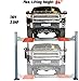MutsMover 11,000 LBS 4-Post Car Lift, Extra Tall & Wide Parking and Storage Auto Lift with 84