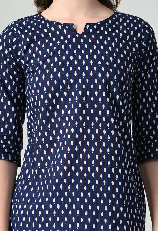Image of Ichaa Women's Cotton Nightwear Set - Printed Top & Pajama