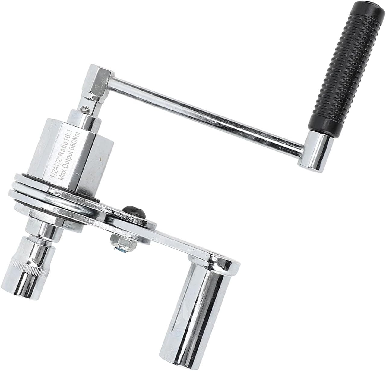 Labor Saving Lug Nut Wrench, Torque Multiplier Wrench Set, High Carbon Steel 1:16 1/2 Drive Nut Remover for Loosening Car Tire Lug Nuts