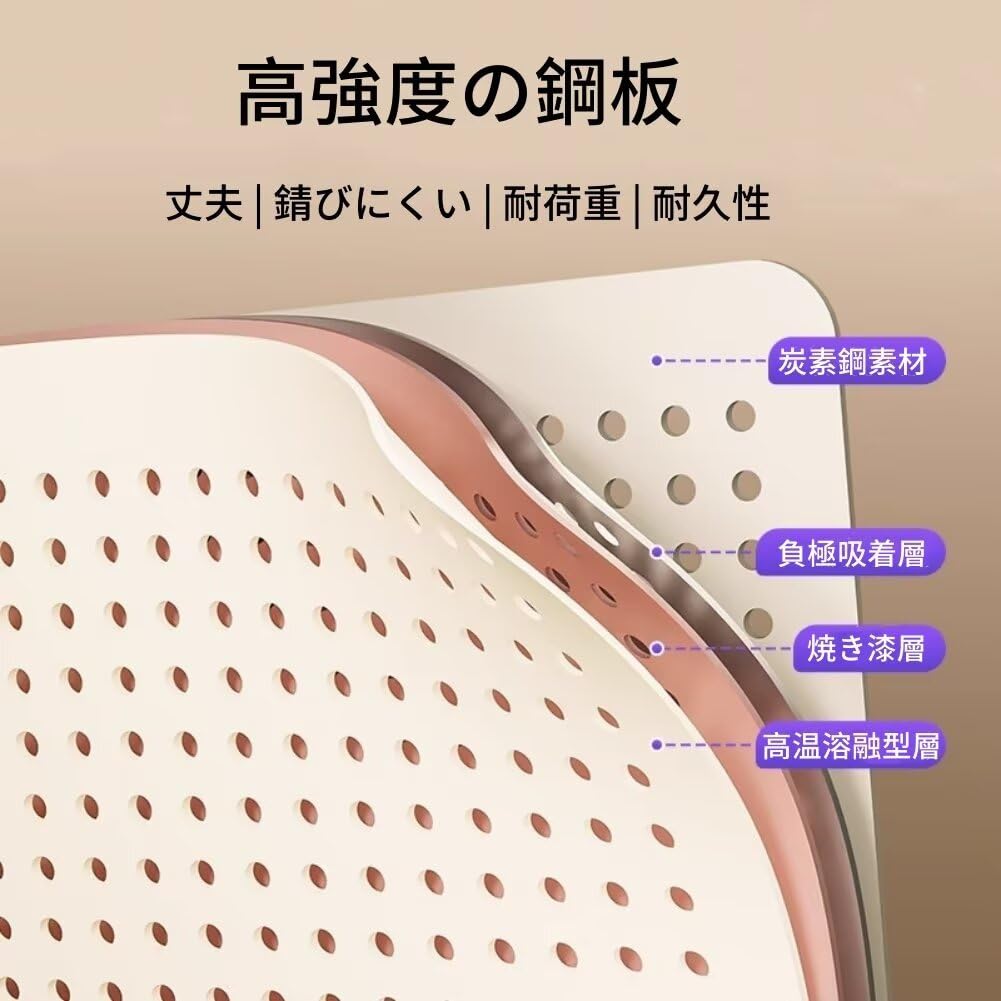 Amazon.co.jp: Vzfv 有孔ボード ペグボード パンチングボード