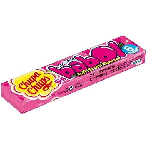 Miniatura 2 de Chupa Chups Big Babol Tutti Frutti Kaugummi 20er - Pantalla (1 paquete de 1 x 19.47 oz)