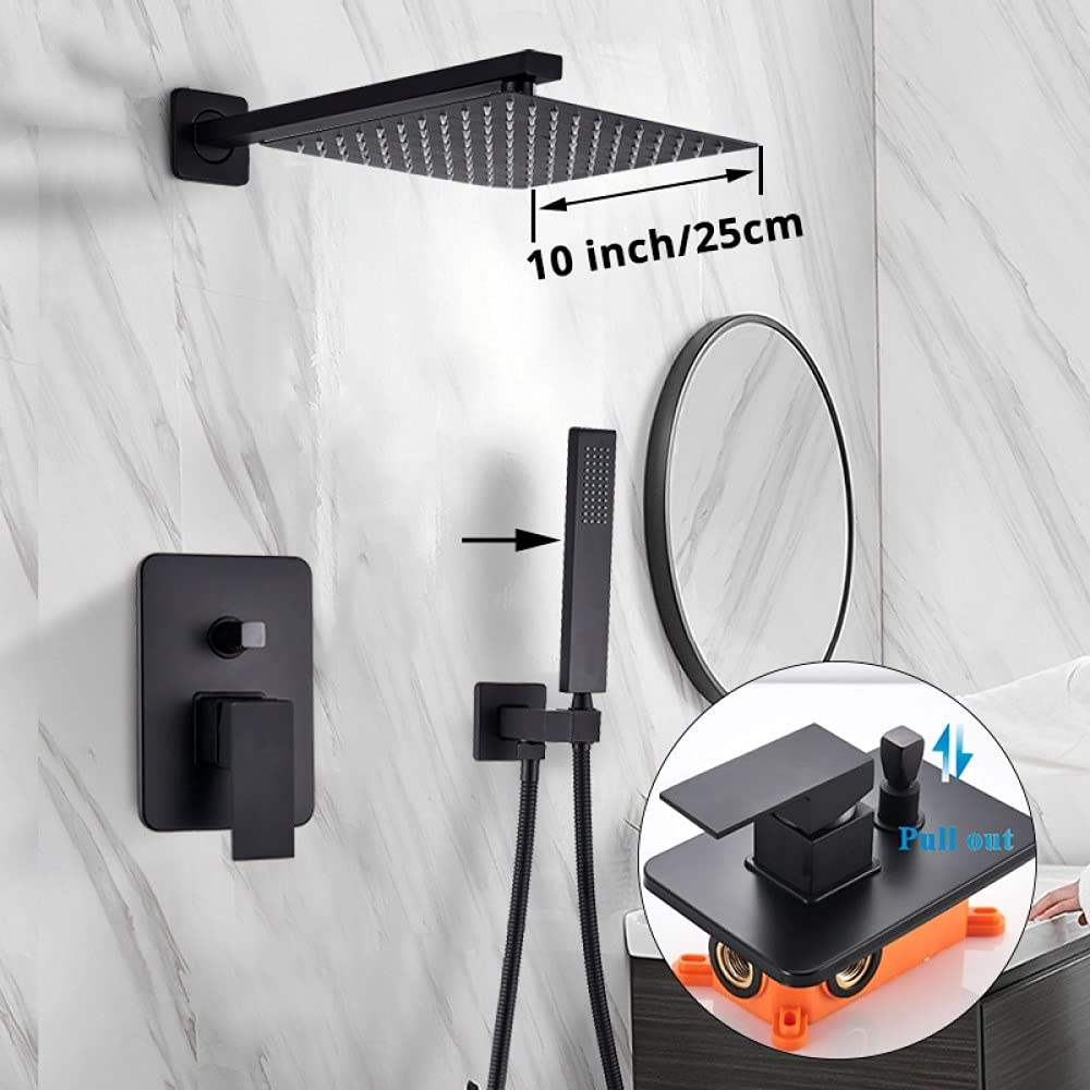 Robinet de douche à effet pluie mural pour transformer votre salle de bain
