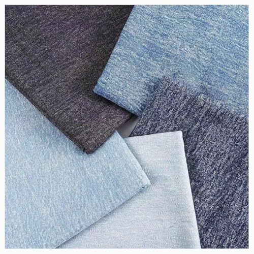 Tissu denim bleu 15x1.6m en coton pour couture de vestes et jeans