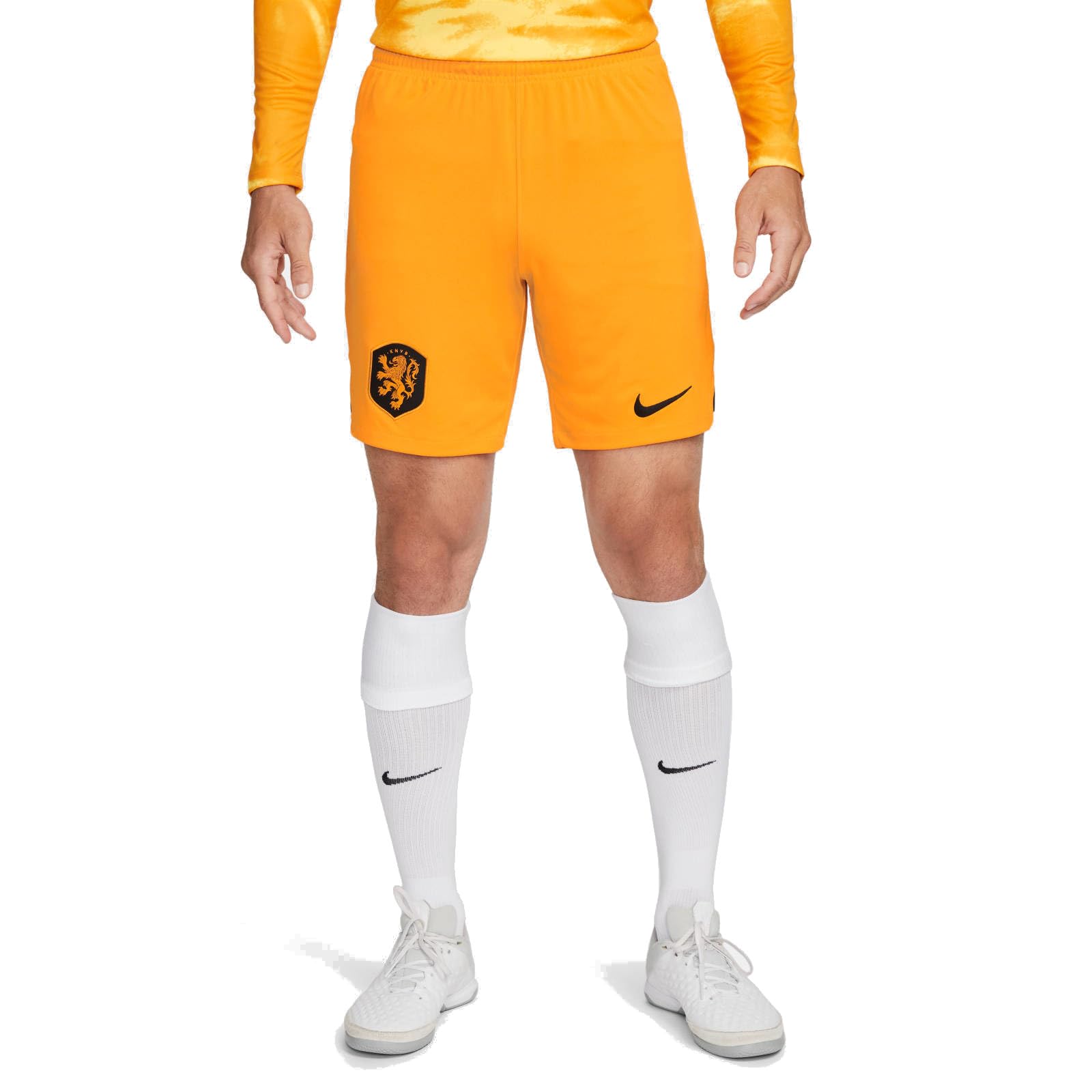 Nike Men's Netherlands 2022 Stadium Home Adults - Orange - M