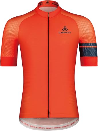 CEROTIPOLAR Snug Fit Men AirCool Cycling Jersey Bike Shirts UPF50+,PRO Dry Fit Light Weight Fabric
