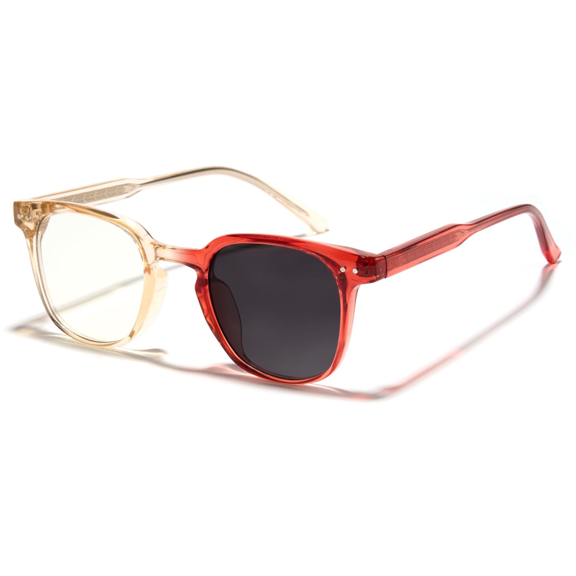 Cyxus Gafas fotocromáticas para hombre y mujer con protección UV y bloqueo de luz azul 8231