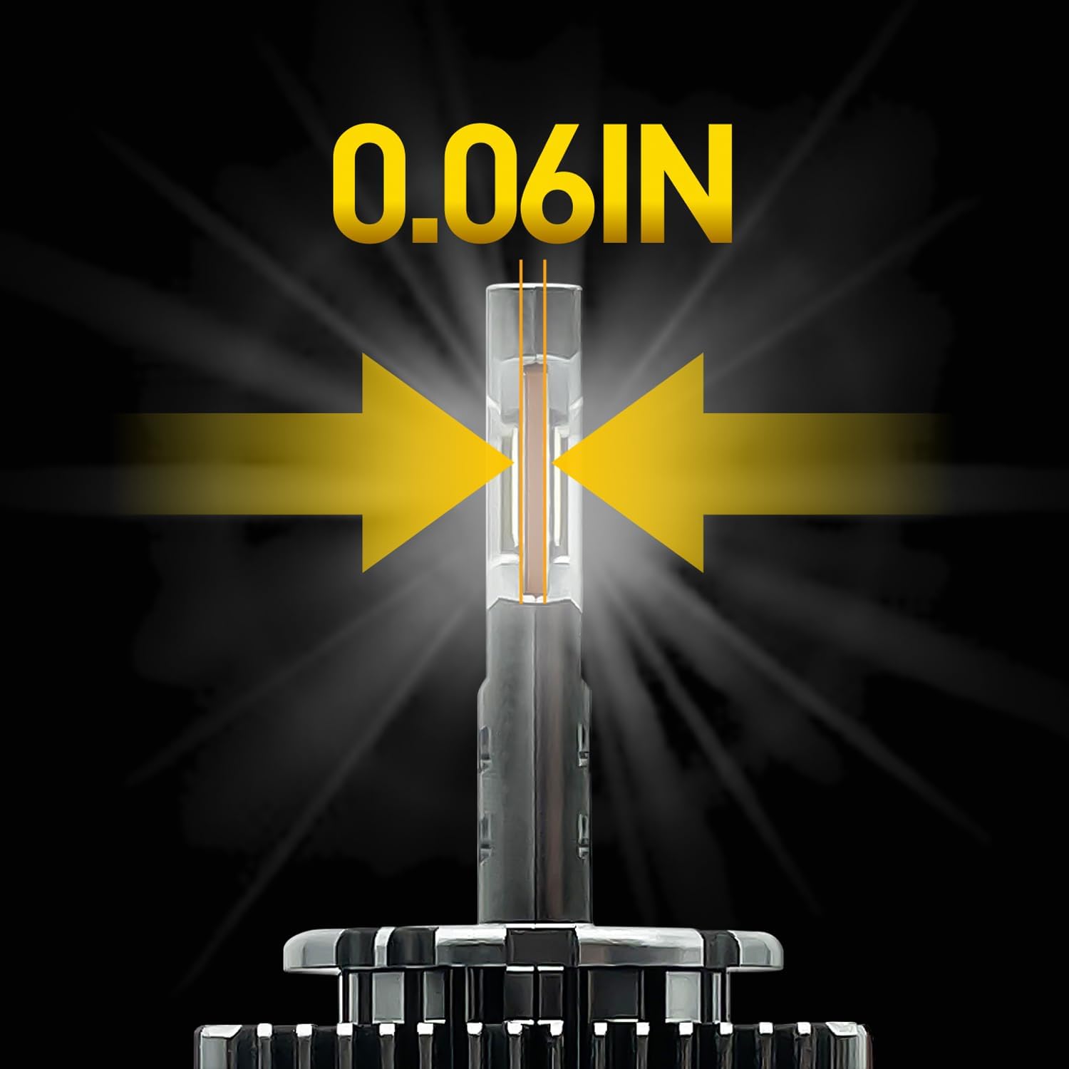 DAMA D3S 6000K LED Bulbs Direct Fit for 66340 42403 42302 OEM HID Xenon Headlight Bulbs, NEO VISION Plug and Play 12V 35W PK32d-5 21036NV / Pack of 2