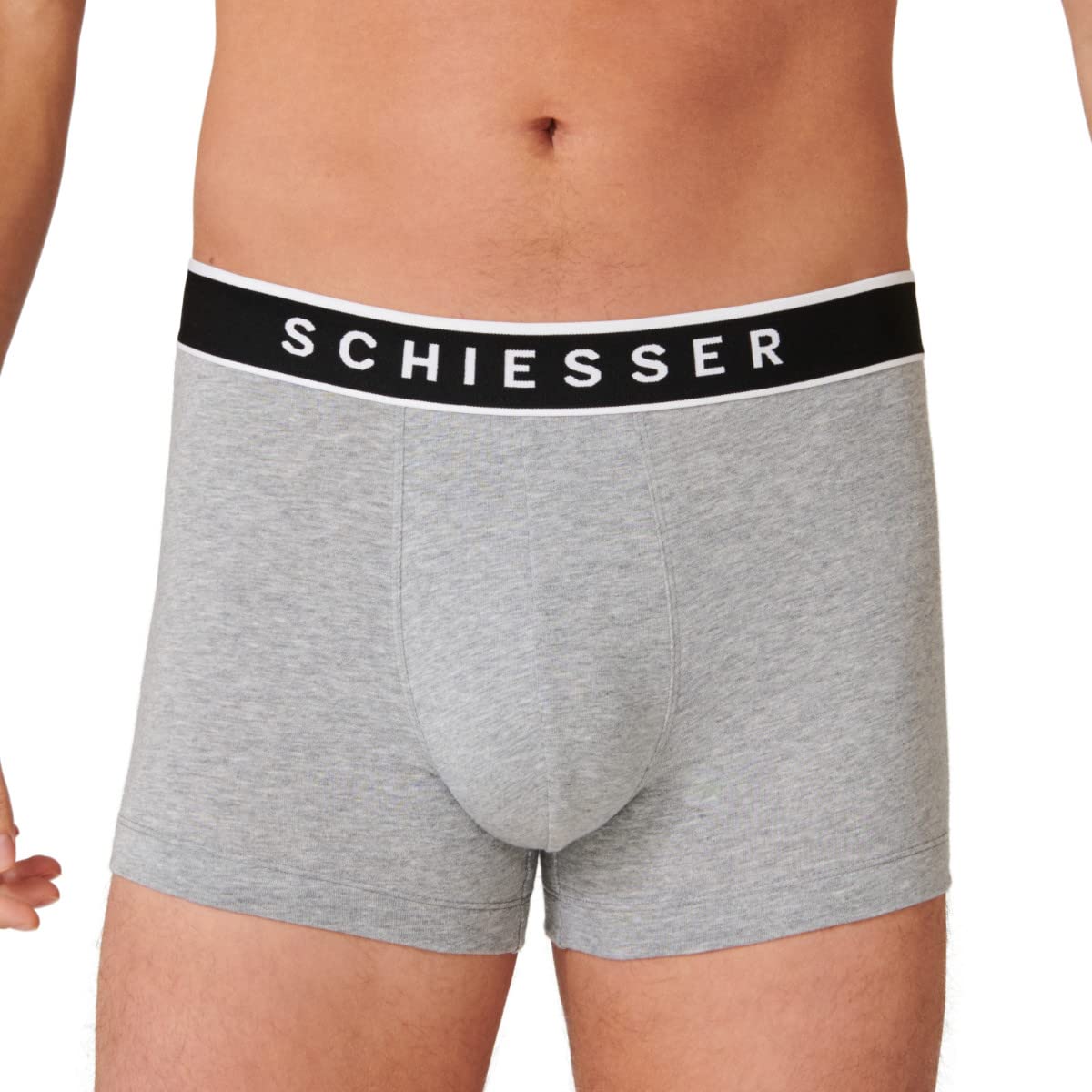 Schiesser Bielizna Mężczyźni 95/5 bokserki z bawełny organicznej, 3 sztuki (3 w zestawie)