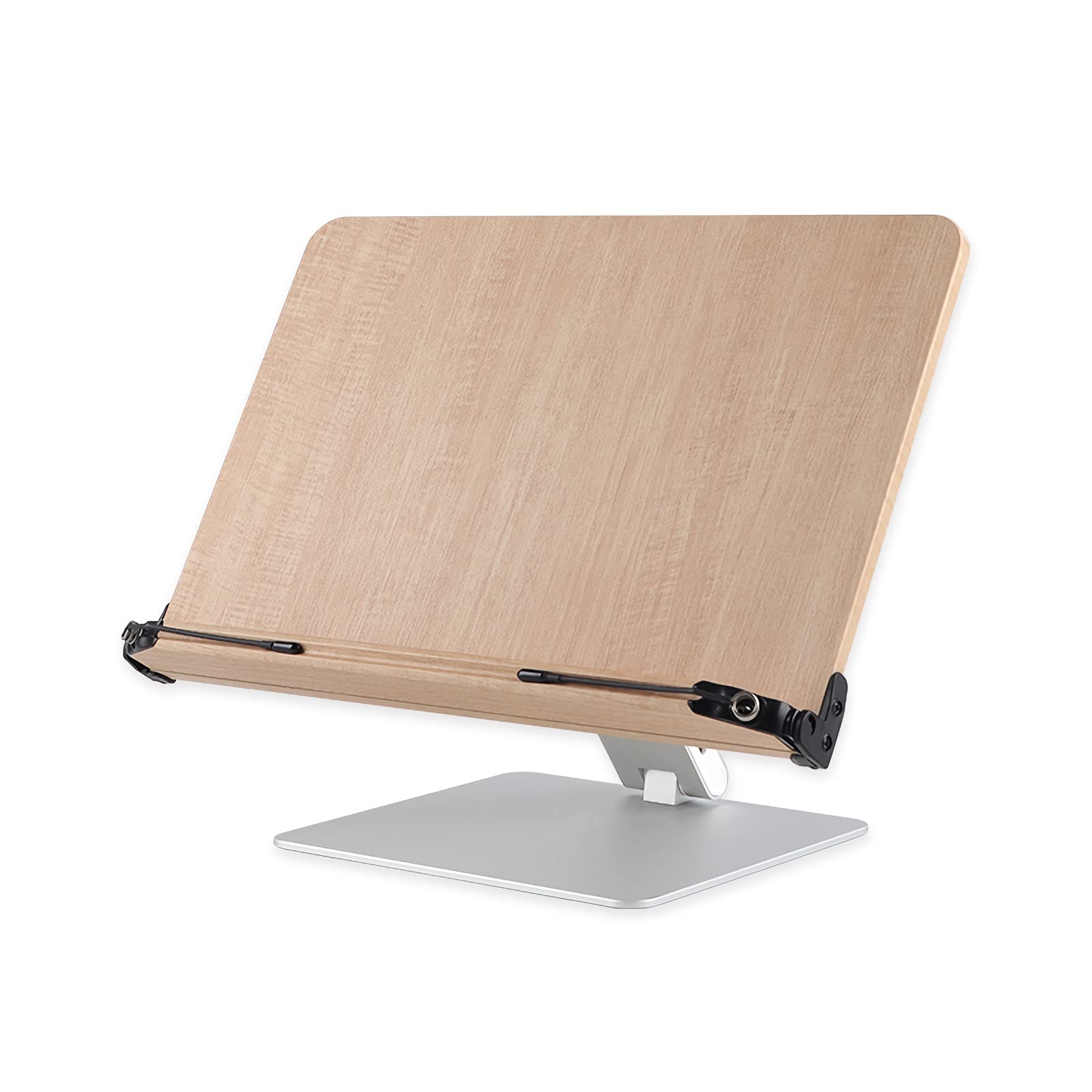 Atril para Libros/Soporte Libro Tablet Soporte for el escritorio Soporte for computadora portátil y Ángulo de altura ajustable del elevador portátil compatible con la tableta de la computadora portáti