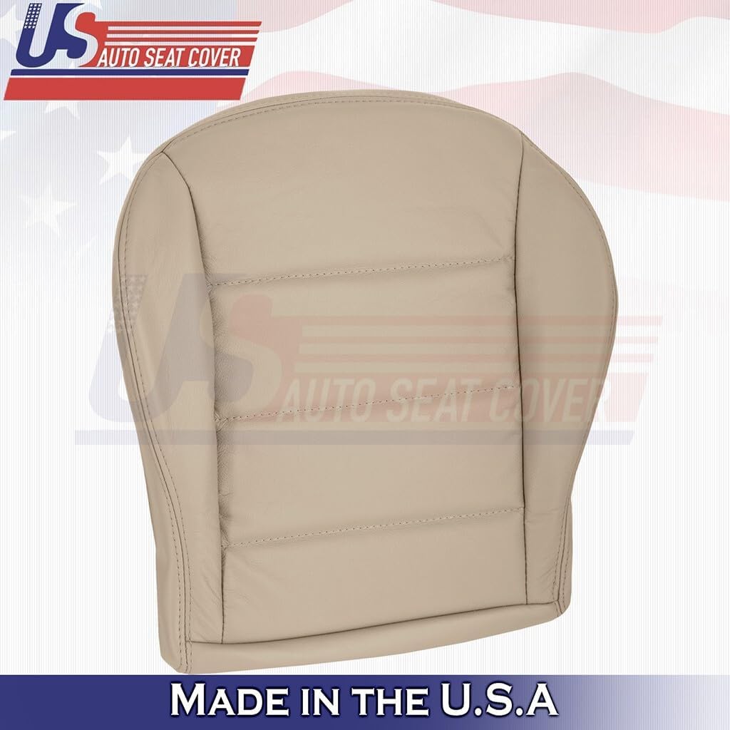 1999 to 2004 fits Volkswagen Jetta Driver Bottom Vinyl Seat Cover Beige