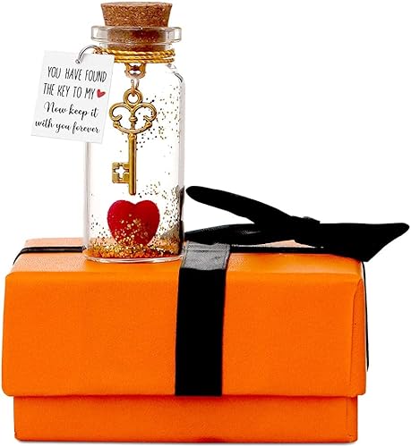 Miniatura 2 de You Hold the Key to My Heart - Botella decorativa creativa hecha a mano, divertido adorno para el día de San Valentín, aniversario, regalo de