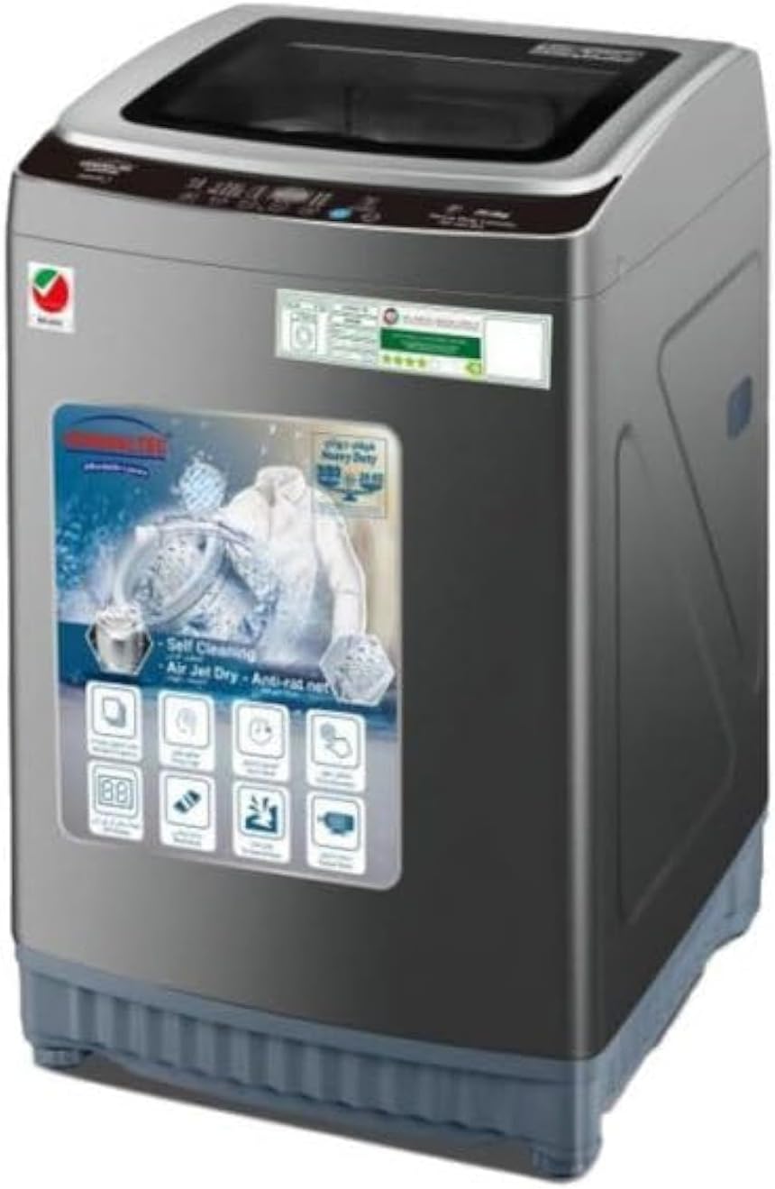 20kg Top Load Automatic Washing Machine – Model GWA20K | Air Jet Dry, Anti-Rat Net, Copper Motor, LED Display, Quick Wash | Metal Body