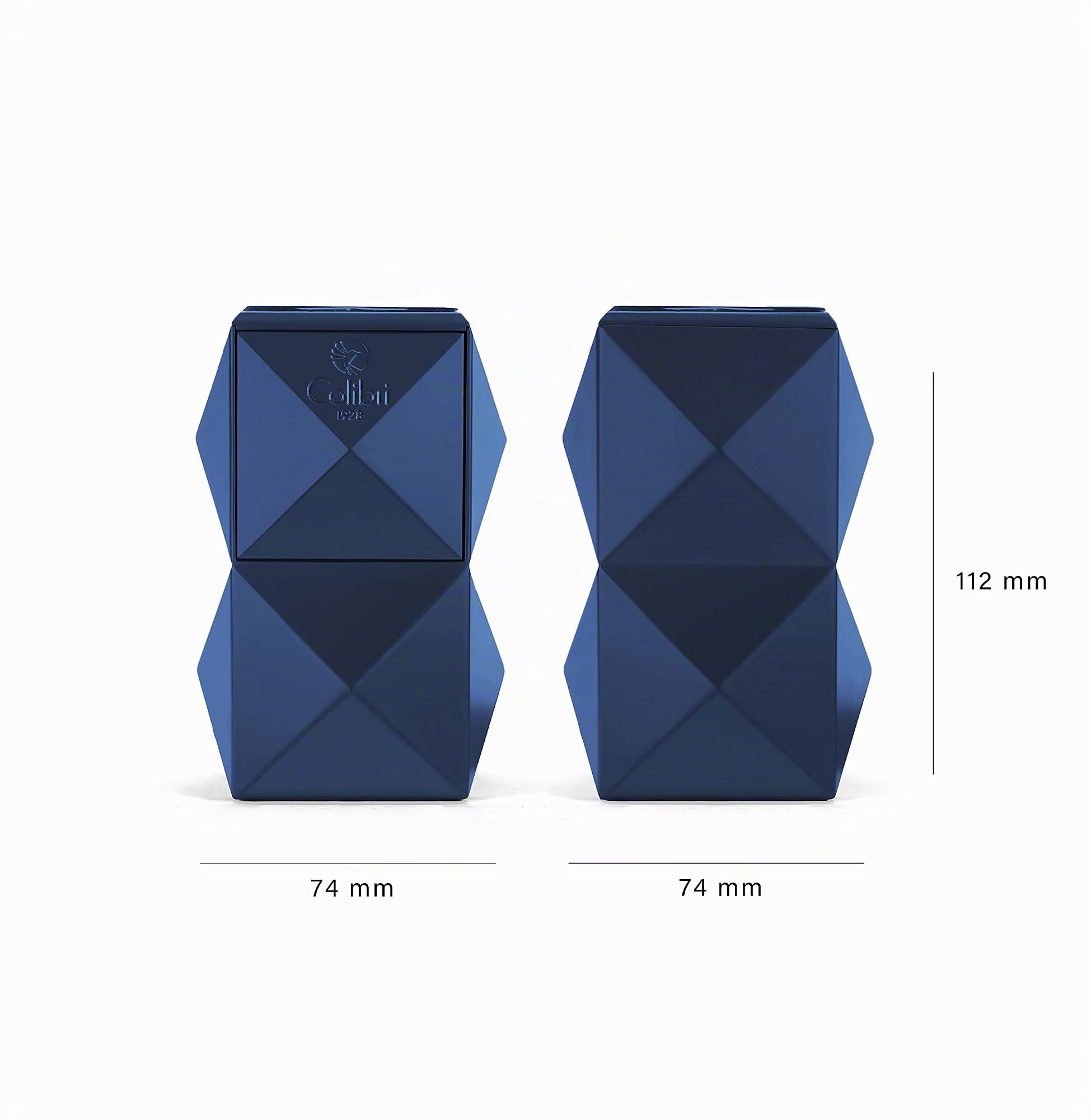 Colibri Quasar Dreistrahl Tischfeuerzeug | Stilvolles Accessoire Für Zigarrenraucher | Premium-Beschichtung | Füllbar Mit Butan (Butan Nicht Enthalten) | Elegante Geschenkbox | Zwei Jahre Garantie