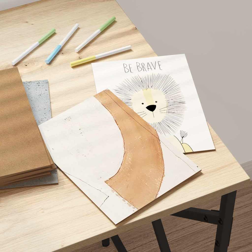 Dekoplatten 50 Stuck Beton Grau 21x30x0,27 cm Holzwerkstoff | Glatte Oberflache, rechteckig, fur DIY und Innenprojekte, pflegeleicht mit feuchtem Tuch