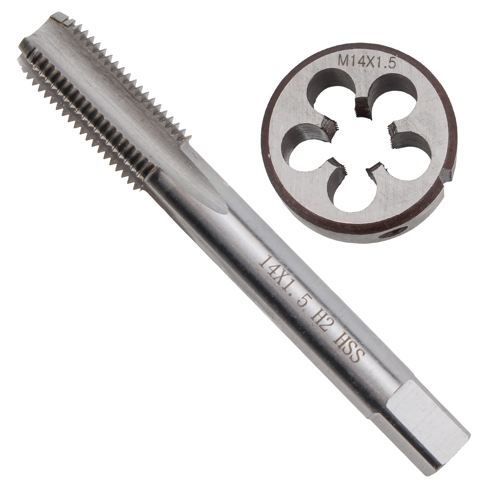AUTOKAY M14 x 1.5mm Metric HSS Tap and Die Set Right Hand Thread