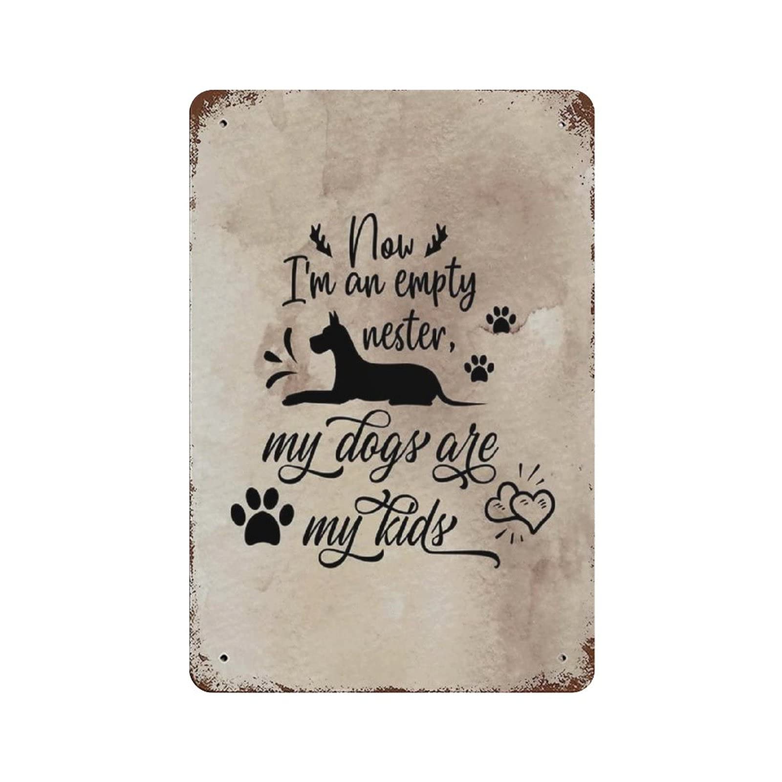 Metal Tin Sign Now I'm An Empty Nester Vintage Tin Poster Metal Sign Wall Decoration Country Kitchen Home Garage Decor 12"x8"