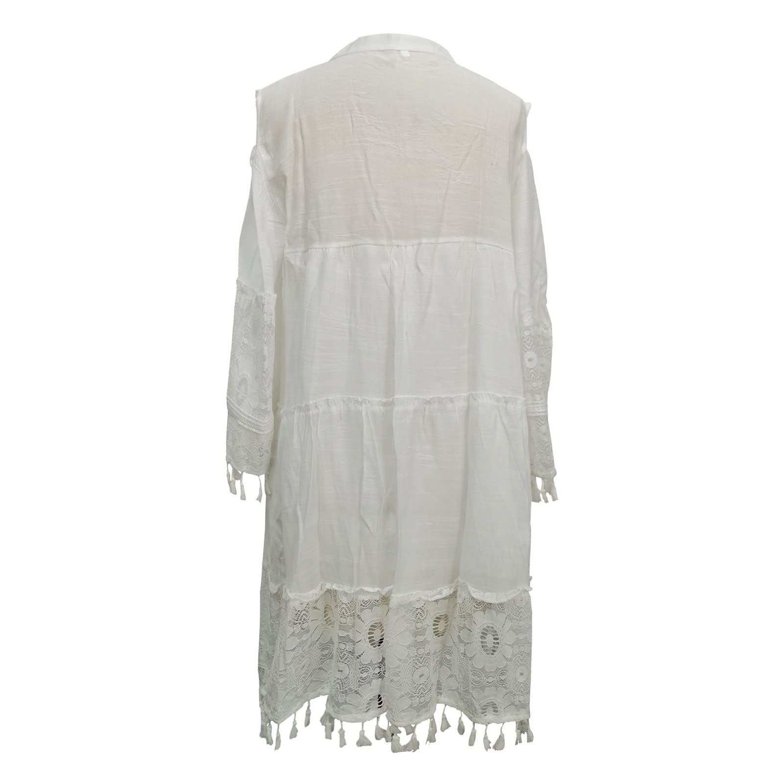 Vestido de verano para mujer, vestido boho blanco, vestido de verano, elegante, vestido de playa, corto, línea A, minivestido de bikini, vestido de ocio, fiesta, playa, vestido de noche, hollow out
