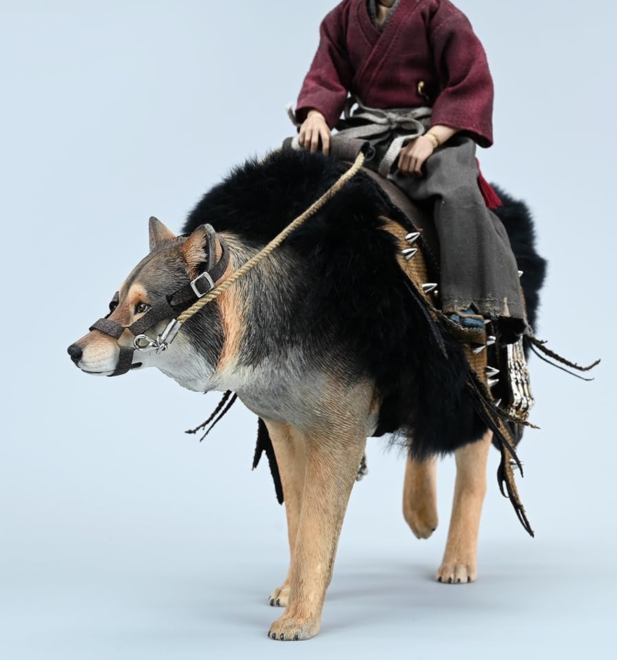 HiPlay JXK Collectible Wolf Figure: Common Gray Wolf, Expertly
