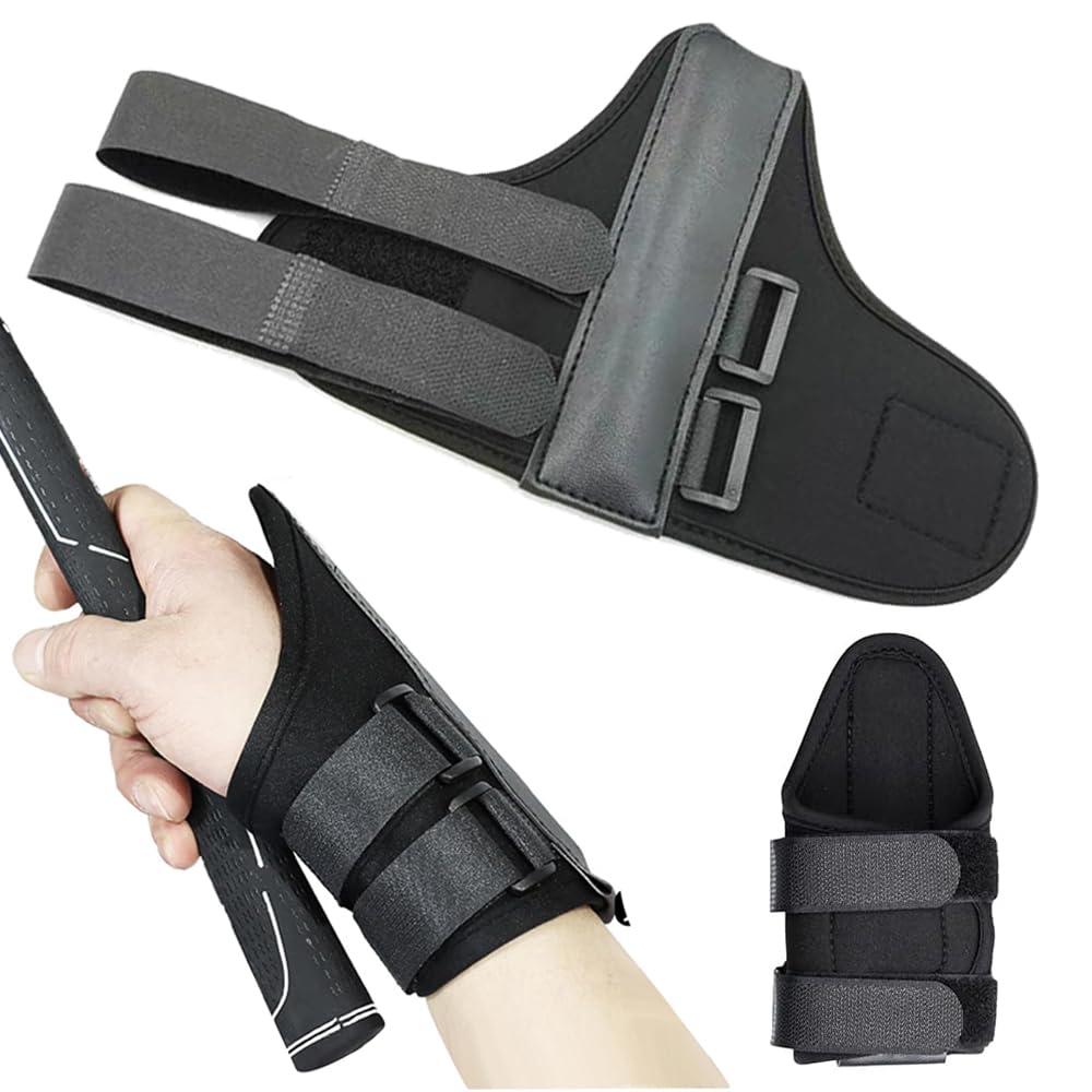 ゴルフ練習器具 手打ちを矯正 ハンドファーストレーナーアクセサリー 手首の折れ防止 トレーニング 右・左打ち共通