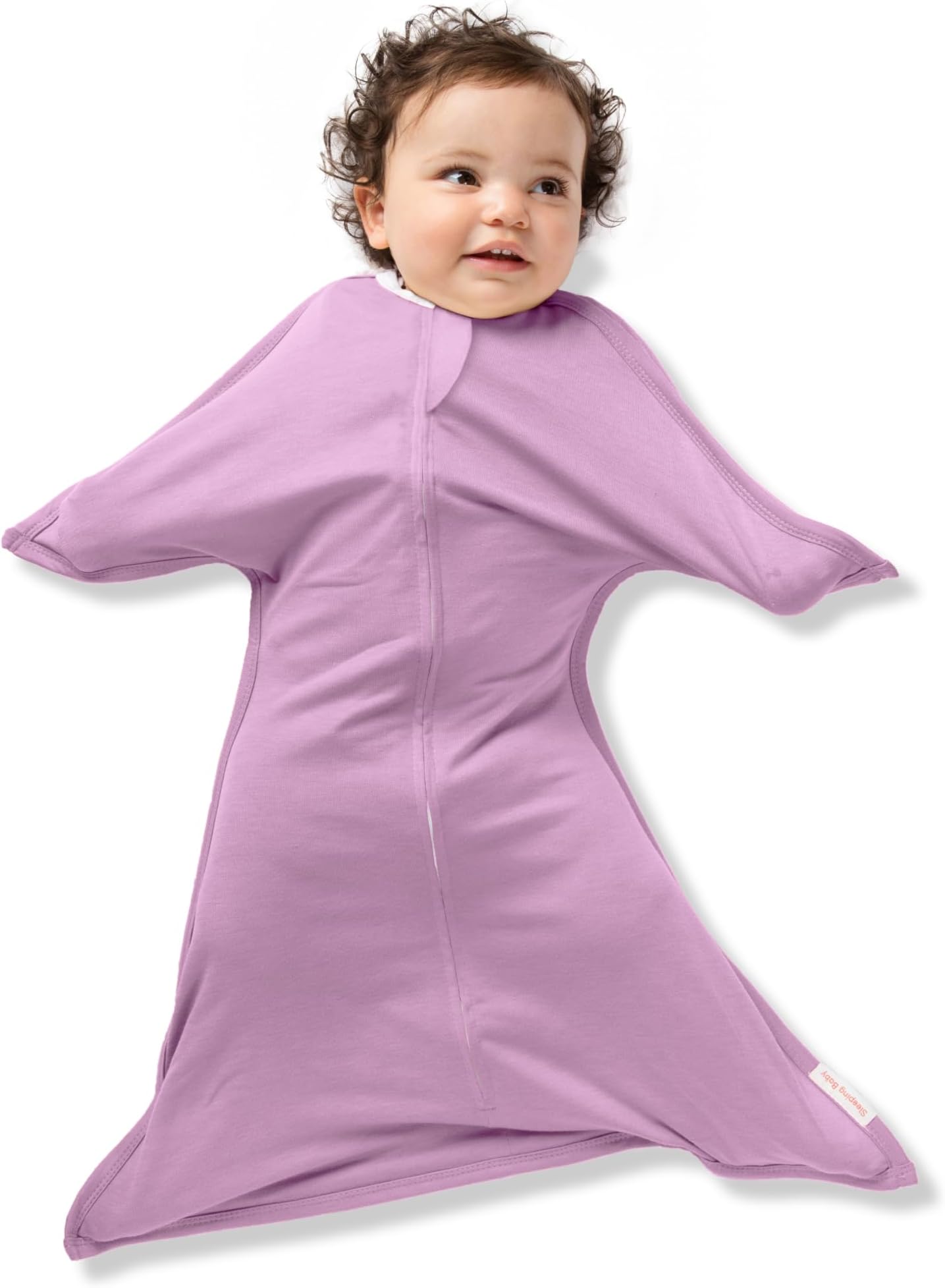 SleepingBaby Zipadee-Zip Transitional Swaddle - Loose Zipper Swaddle for Diaper Change and Proper Hip Development