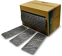 Spilfyter DB-1575 Universal Absorbent Roll 15" x 75' - Medium Duty Two-Ply, Low-Lint Spill Control for Oil, Coolants, Water - Pad, Sock, Wipe