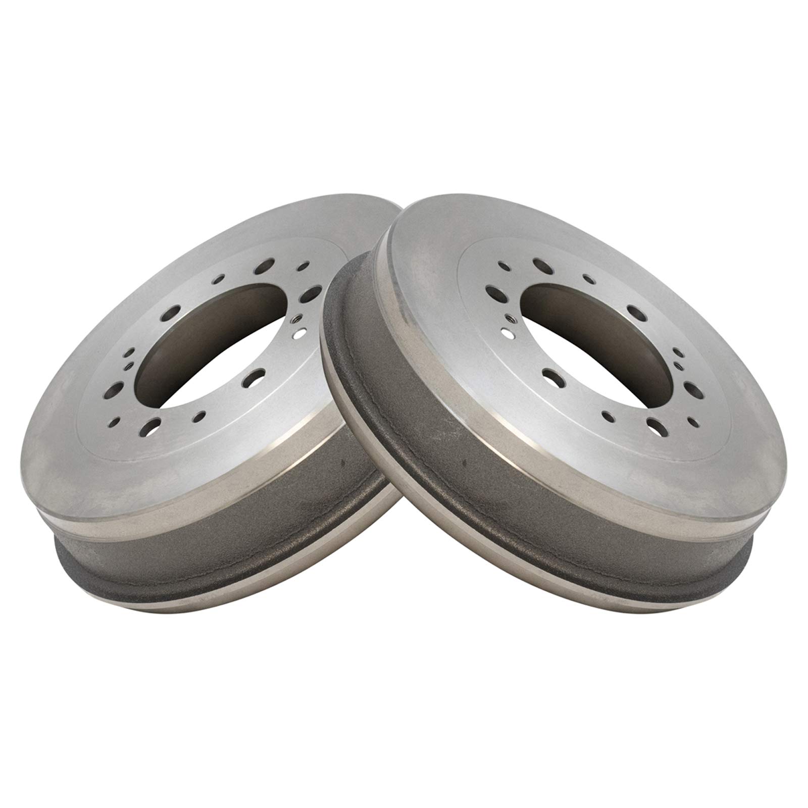 TRQ Rear Brake Drum Set Driver & Passenger Side Compatible with 2005-2023 Toyota Tacoma