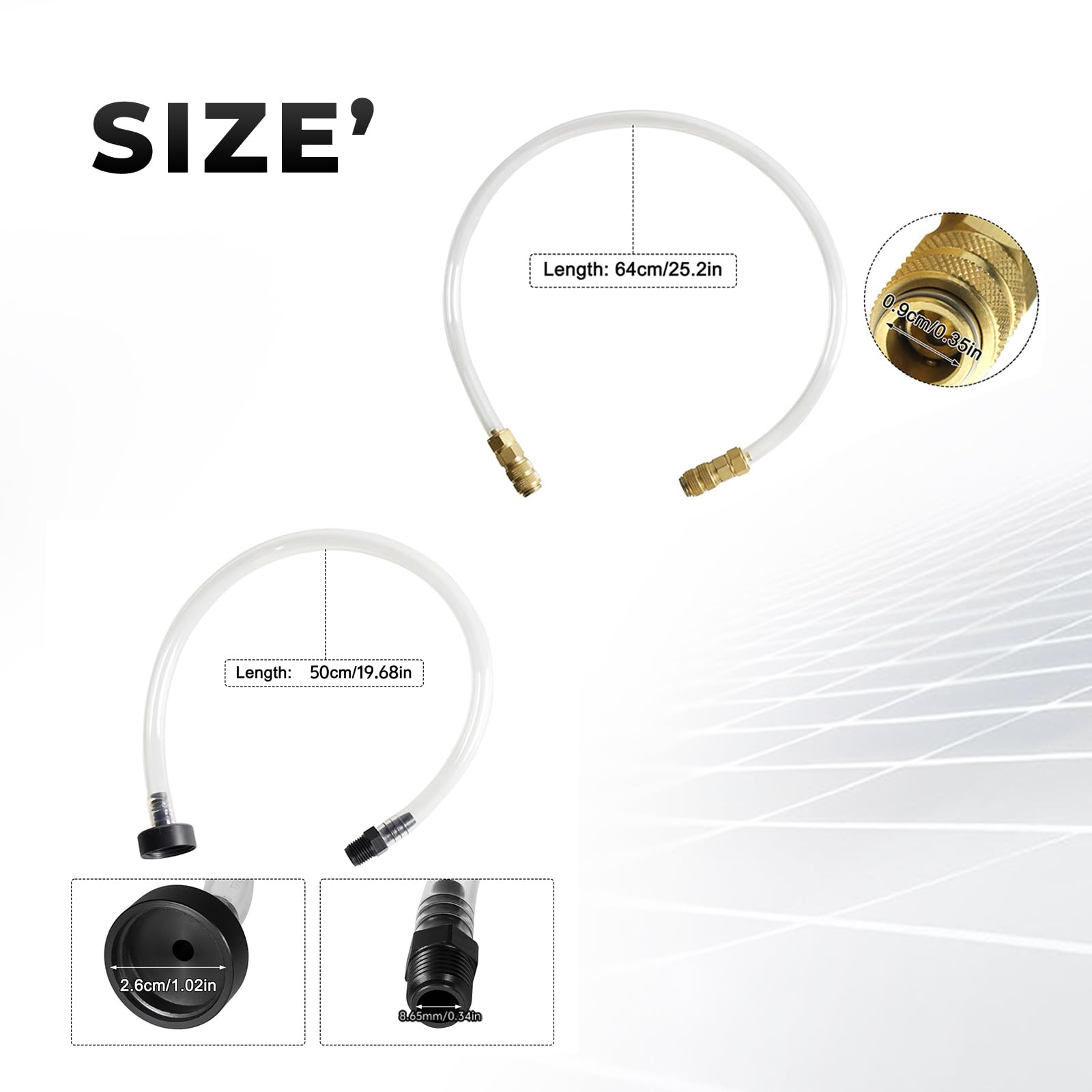 Hydraulic Car & Truck Lower Kits & Parts Sea Star Hydraulic Steering Bleed Kit – Filler Hose & Bleeder For Boat Steering Systems HS5157 Bleeder Kit - Foto 3