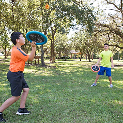 OgoDisk Mini Disc Set with OgoSoft Rubber Ball - Outdoor Bouncy Disk Game for Lawn & Pool - Throw, Toss & Catch - Kids & Adults 8+ by Ogo Sport - Used condition - Image 6