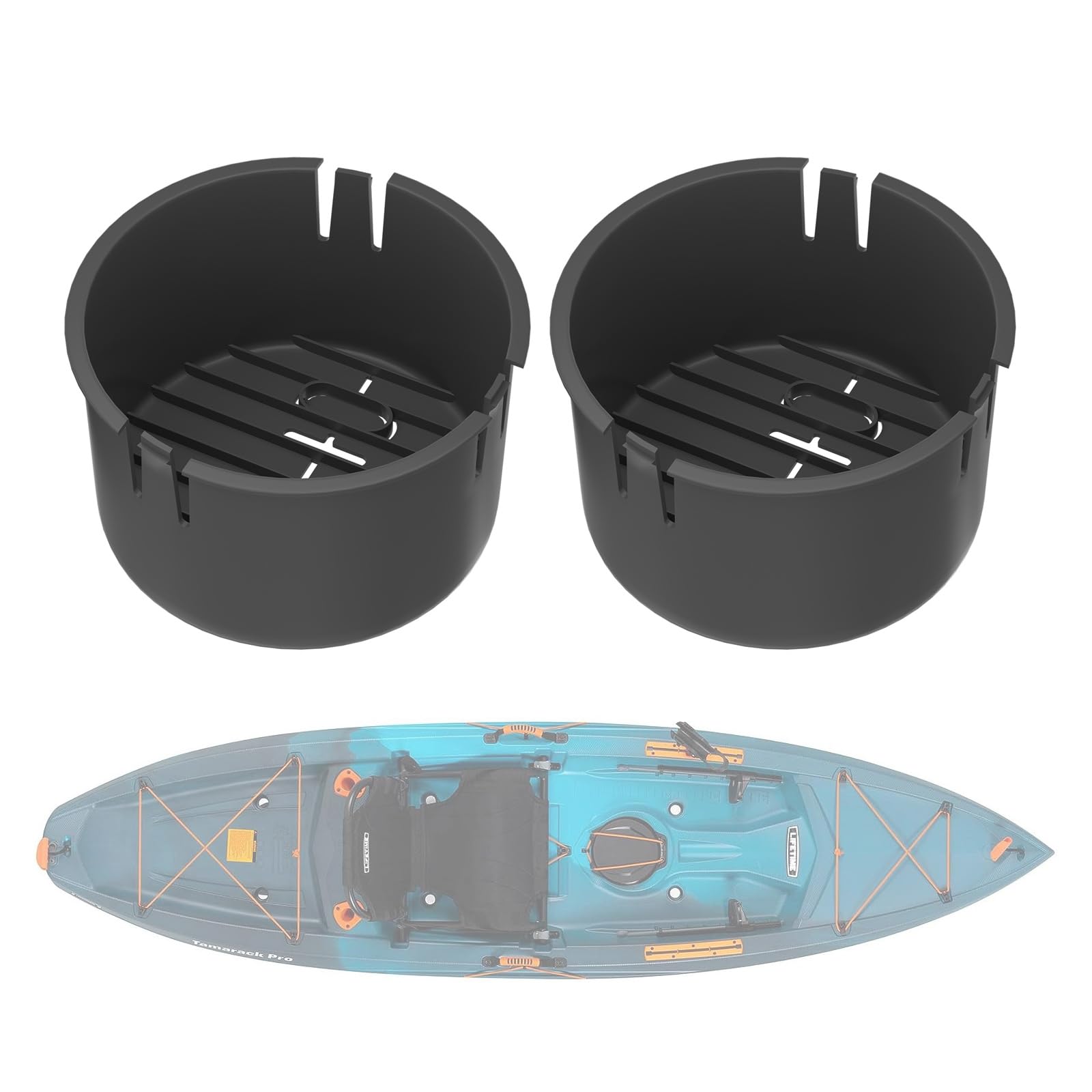 Kayaks Storage Bucket Hatch Bucket Container for Lifetime Kayak Storage, Lifetime Tamarack Angler 100, Pro 103, Weber Angler 110, Temptation 110, Spitfire 950T Fit Hatch Opening 6 7/8