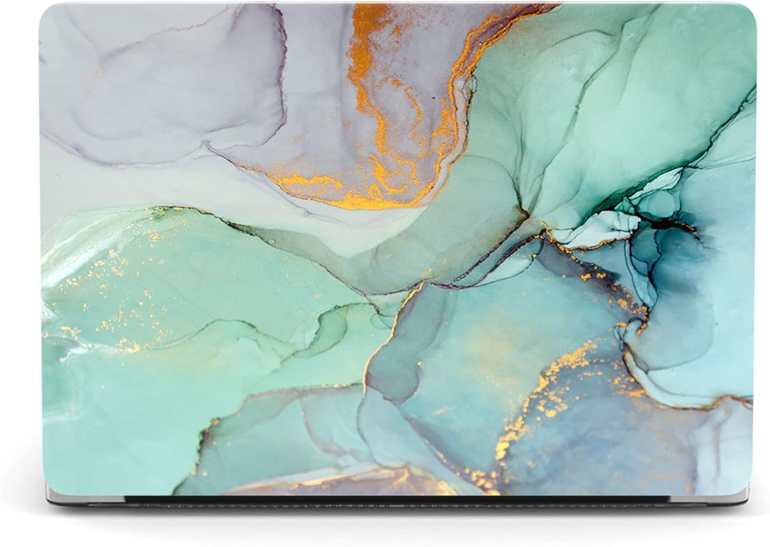 IVY Colored Marble Case for MacBook Pro 13 (2009-2012, Models: A1278) Hard Shell Case with Keyboard Cover Set - B