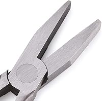 Vista 2 de Beadthoven - Juego de 1 alicates de punta plana de 5 pulgadas para hacer joyas, alambre, doblado, plomizo