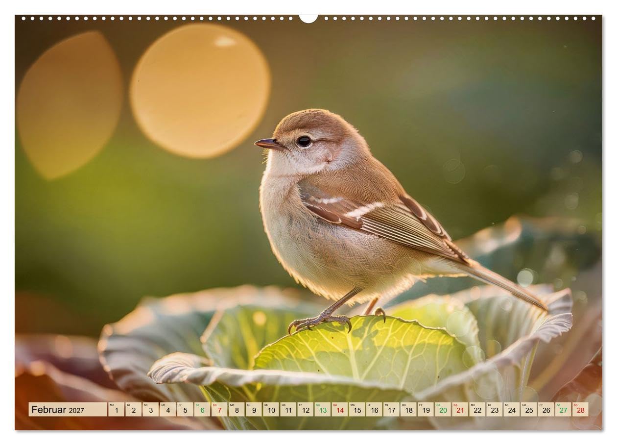 CALVENDO · Besondere Vogelportraits (Kalender 2027) | DIN A2 Querformat · Wandkalender · zeigen Vögel in einer Intensität, die man selten so nah erlebt: feine Federstrukturen…