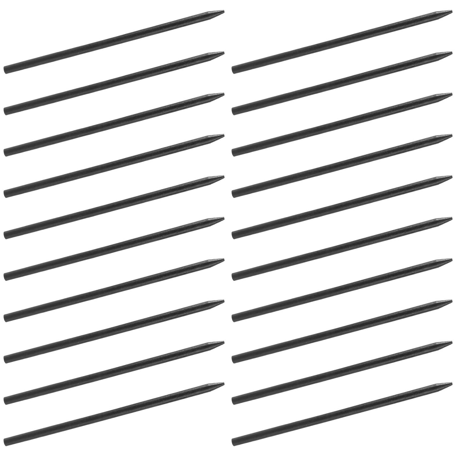 20pcs Wooden Hair Sticks, Simple Elegant Coffee Wood Hairpin