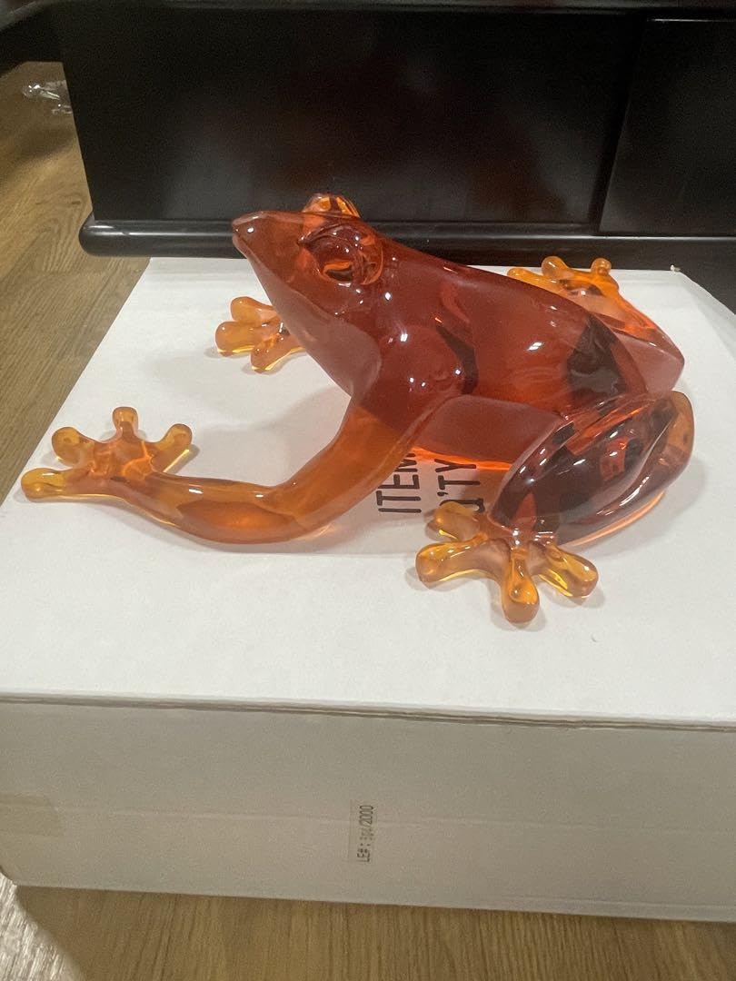 キティズ クリッターズ  カエル　オブジェ Amazon.co.jp: kitty's CRitters カエル アクリル彫刻 限定2000個