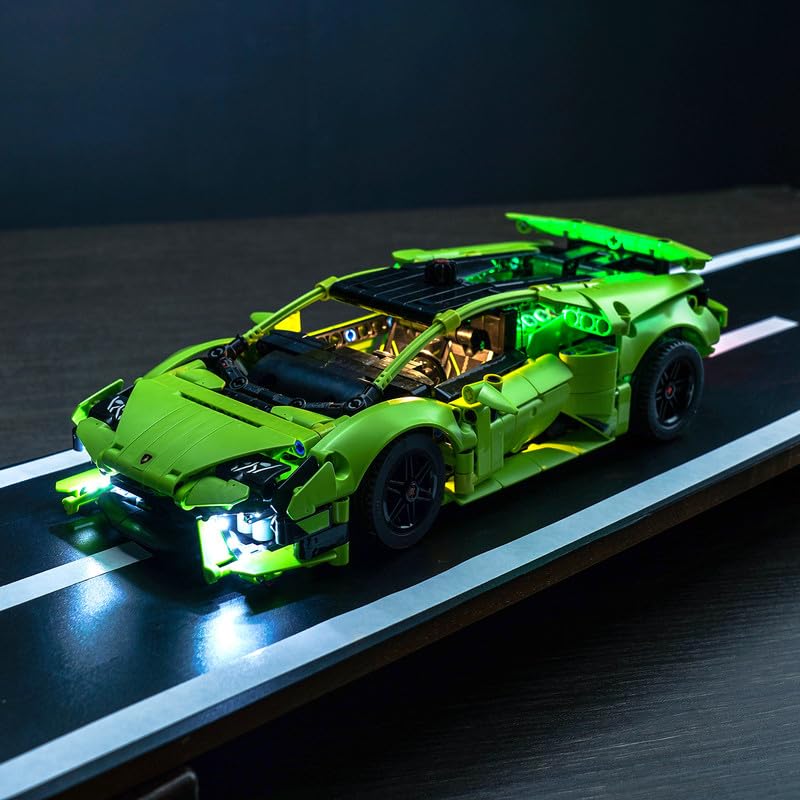 PIPART LED Light Kit for Lego 42161 Lamborghini Huracán Tecnica, ONLY Light Kit, LEGO Model is NOT Included