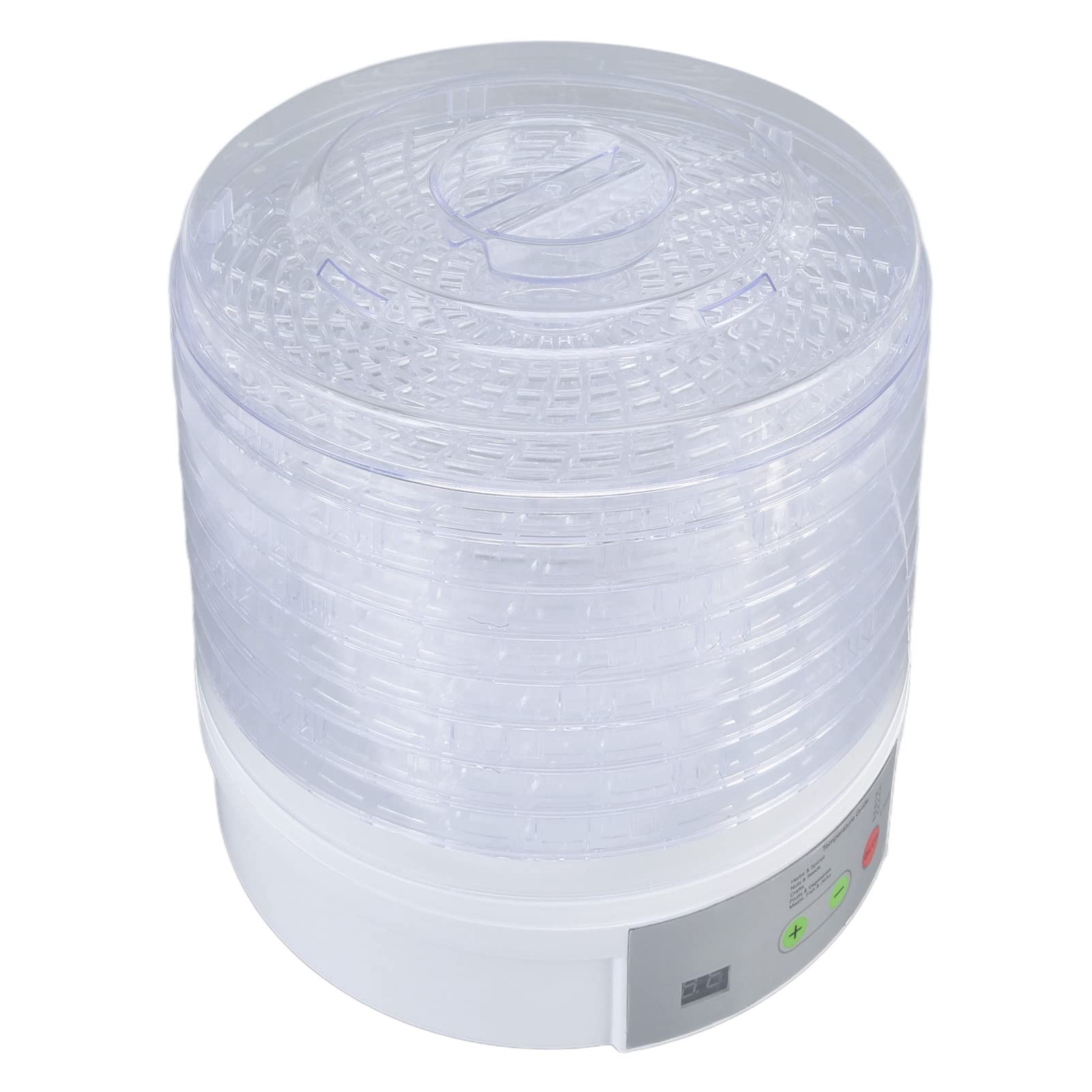 Dörrgerät, Leicht zu Reinigen, 8 Herausnehmbare Tabletts, 350 W, Spülmaschinenfester Lebensmitteltrockner für Trockenfleisch Vom Rind (EU-Stecker 220 V)