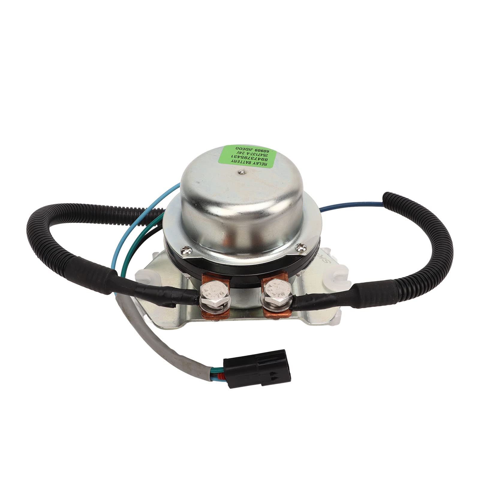 24V Excavator Battery Relay Switch Red Copper Terminal Main Power Switch Replacement Kobelco SK135 SK200 8 SK60 3 SK200 5 SK210 6