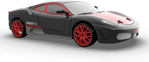 Miniatura 3 de Coche de control remoto RC Drift Car 2.4GHz escala 124 4WD de alta velocidad RC Vehículo con luces LED, baterías y neumáticos a la deriva, autos de