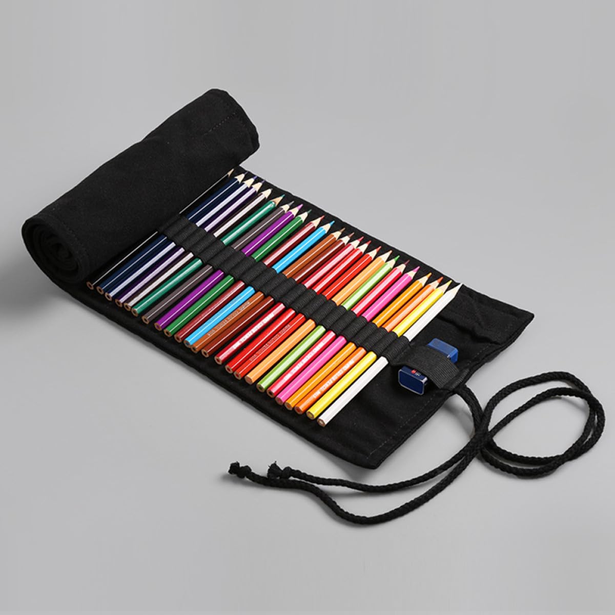 Lurrose 3pezzi Astuccio Arrotolabile Per Organizer Portatile Scomparti Per Scuola e