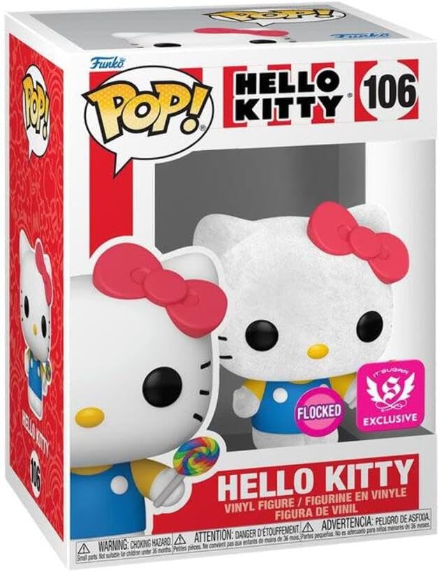 Pop Hello Kitty Flocked Funko Special Edition 106