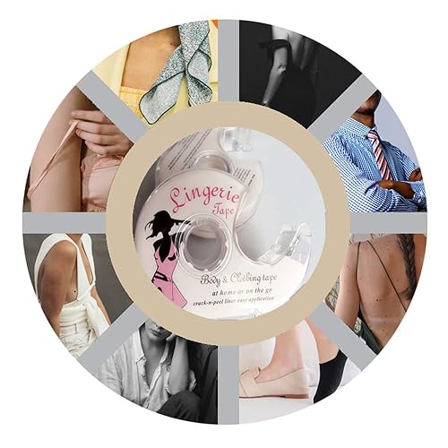 Miniatura 3 de Cinta de ropa para mujer, cinta de belleza, cinta de doble cara para ropa y cuerpo, bufanda, cinta transparente para todo tipo de tela y toda la