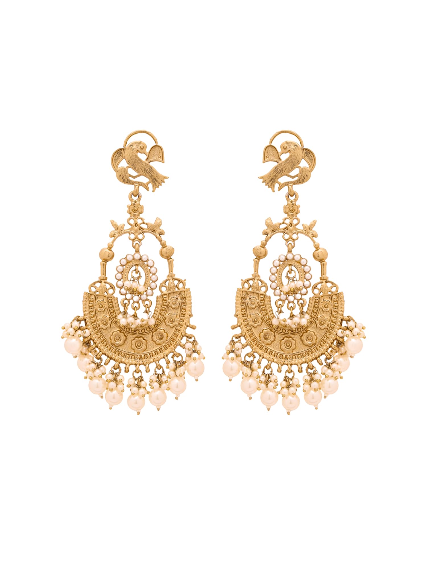 Yellow Chimes Chandbali Earrings for Women | Ethnic Gold Plated Earrings for Girls | Traditional Long Dangler Pearl Earrings | Eternal Elegance | Birthday Anniversary Gift For Girls Women (B0D95RCNKP) Amazon Price History, Amazon Price Tracker